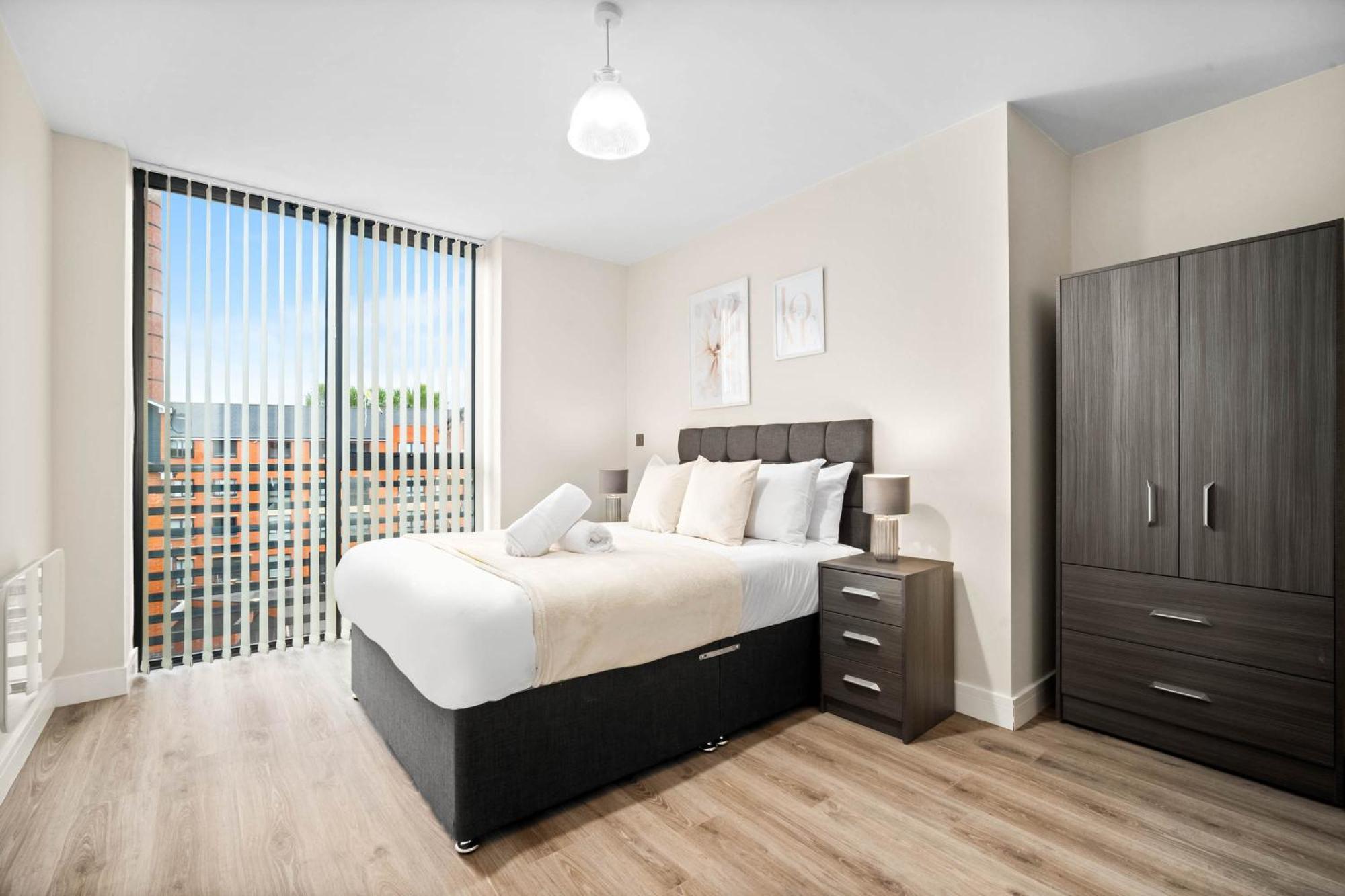 New Luxury Two Bedroom Apartment - City Centre - Netflix - Wifi - Top Rated - Jq 8Ah برمنغهام المظهر الخارجي الصورة